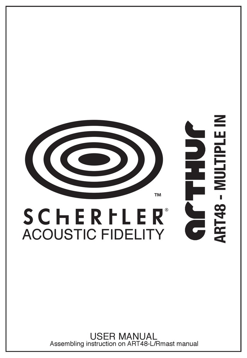 Schertler ARTHUR ART48 user manual