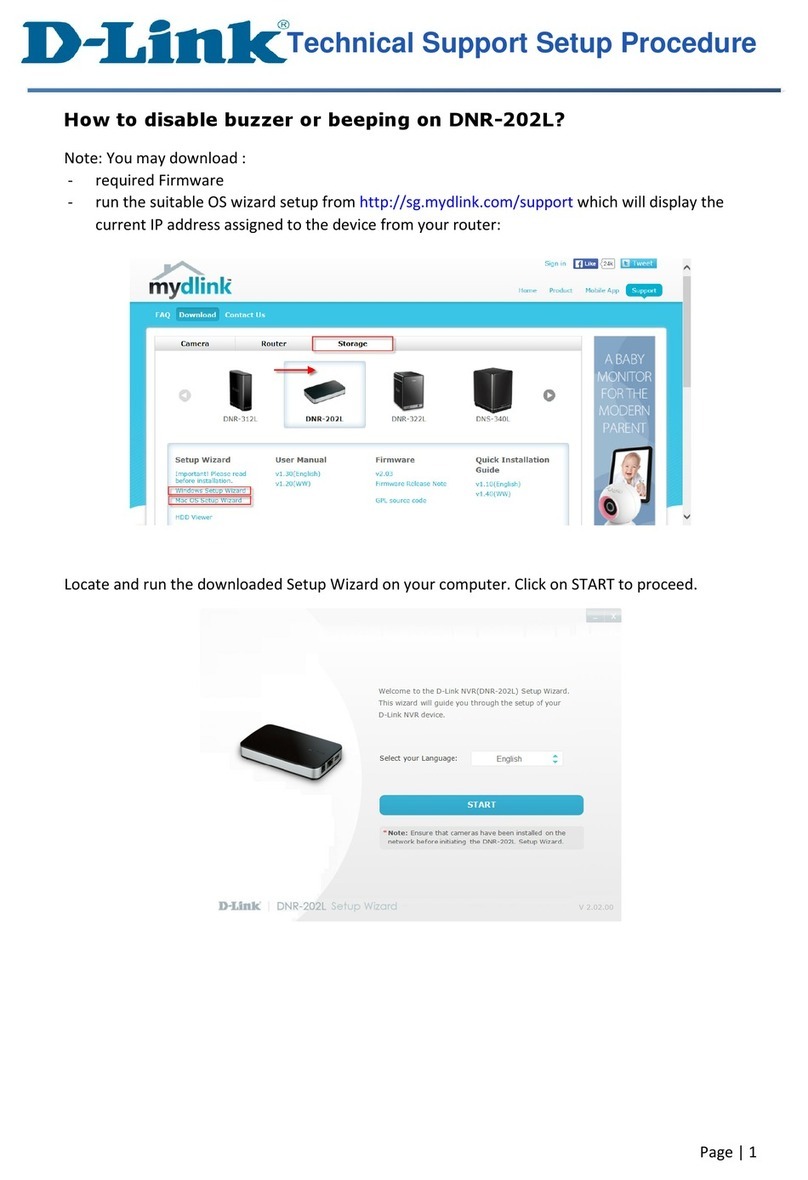 D-Link mydlink DNR-202L Manual