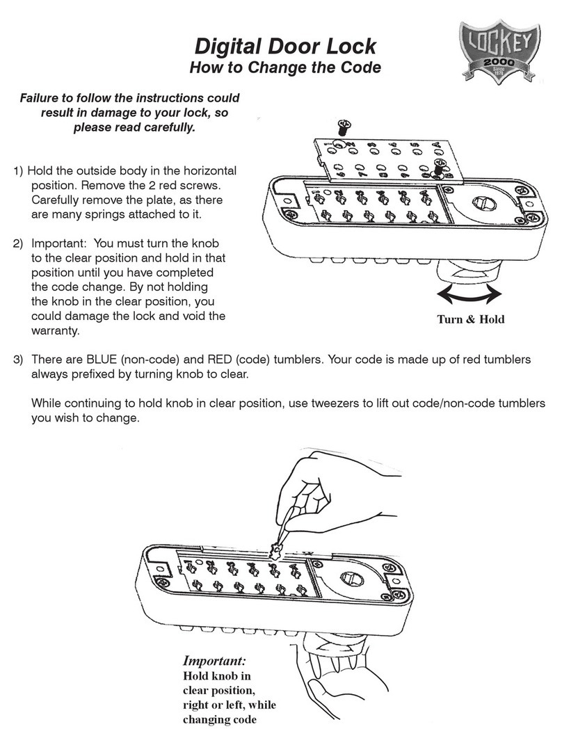 LOCKEY M210 instructions