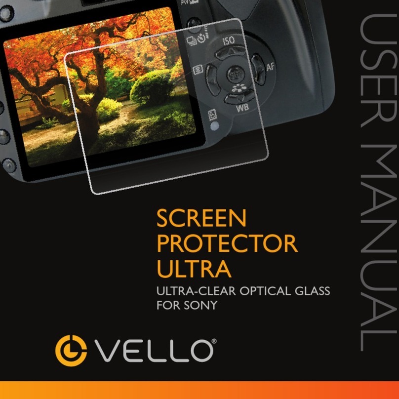 Vello Screen Protector Ultra user manual