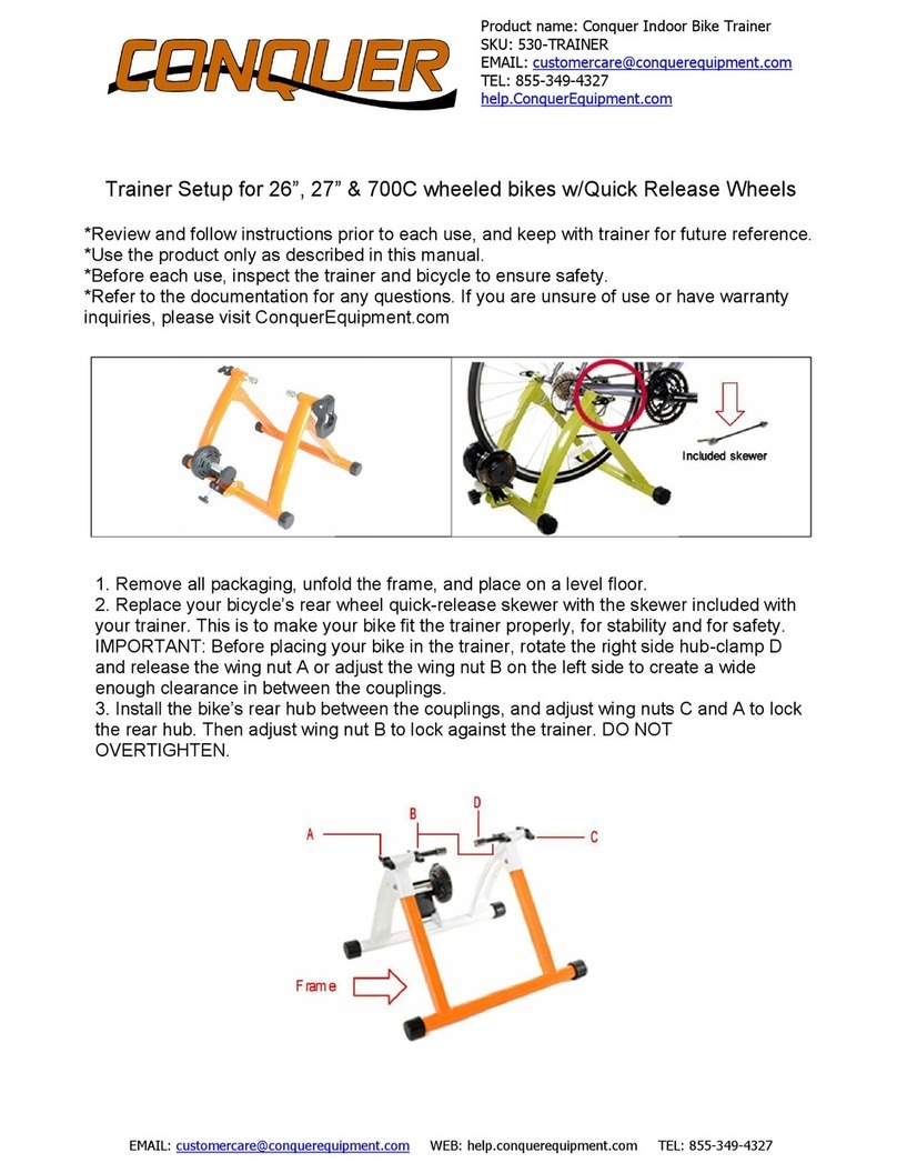 Conquer 530-TRAINER Setup manual