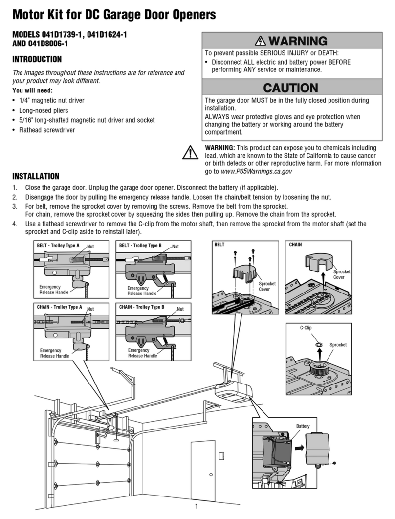 Chamberlain 041D1739-1 instructions Chamberlain 041D1739-1 instructions
