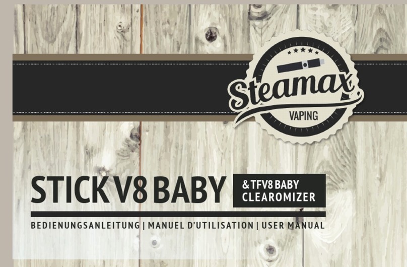 STEAMAX STICK V8 BABY User manual STEAMAX STICK V8 BABY User manual