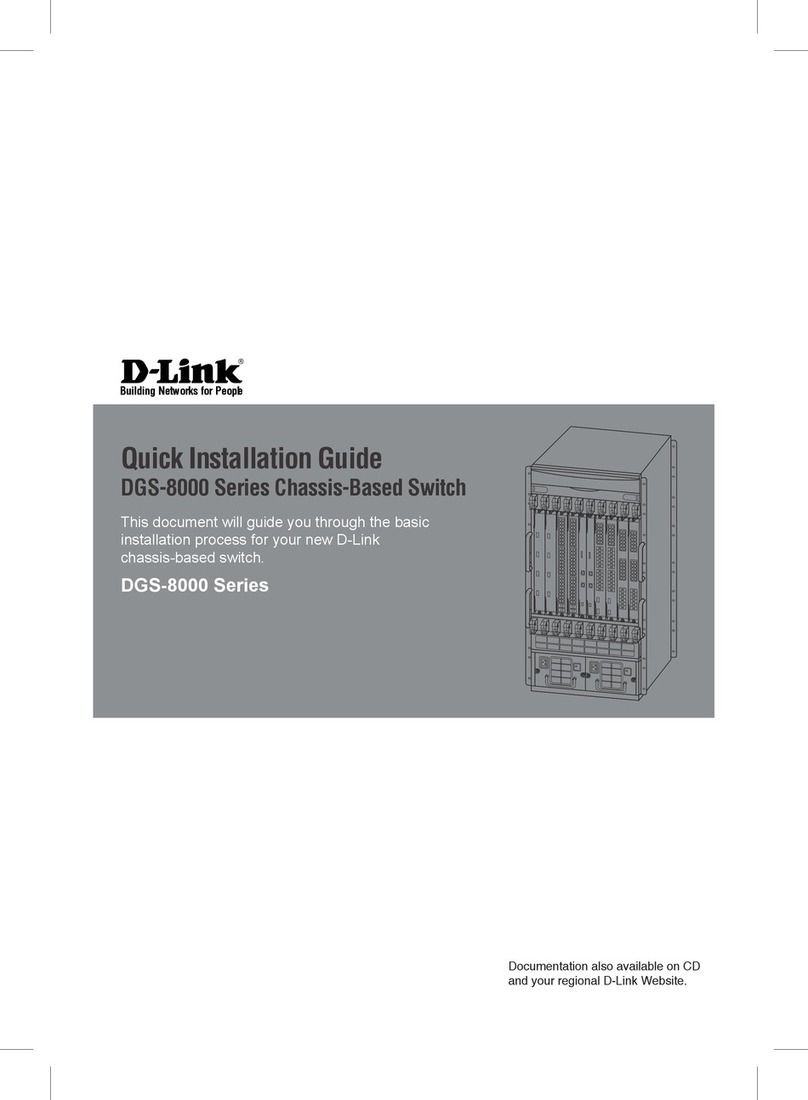 D-Link DGS-8010 User manual D-Link DGS-8010 User manual