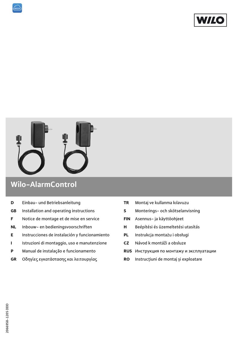 Wilo AlarmControl 1 User manual Wilo AlarmControl 1 User manual