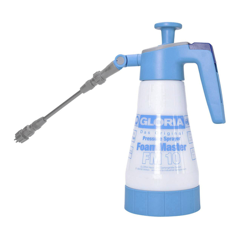 Gloria FoamMaster FM10 flex User manual Gloria FoamMaster FM10 flex User manual