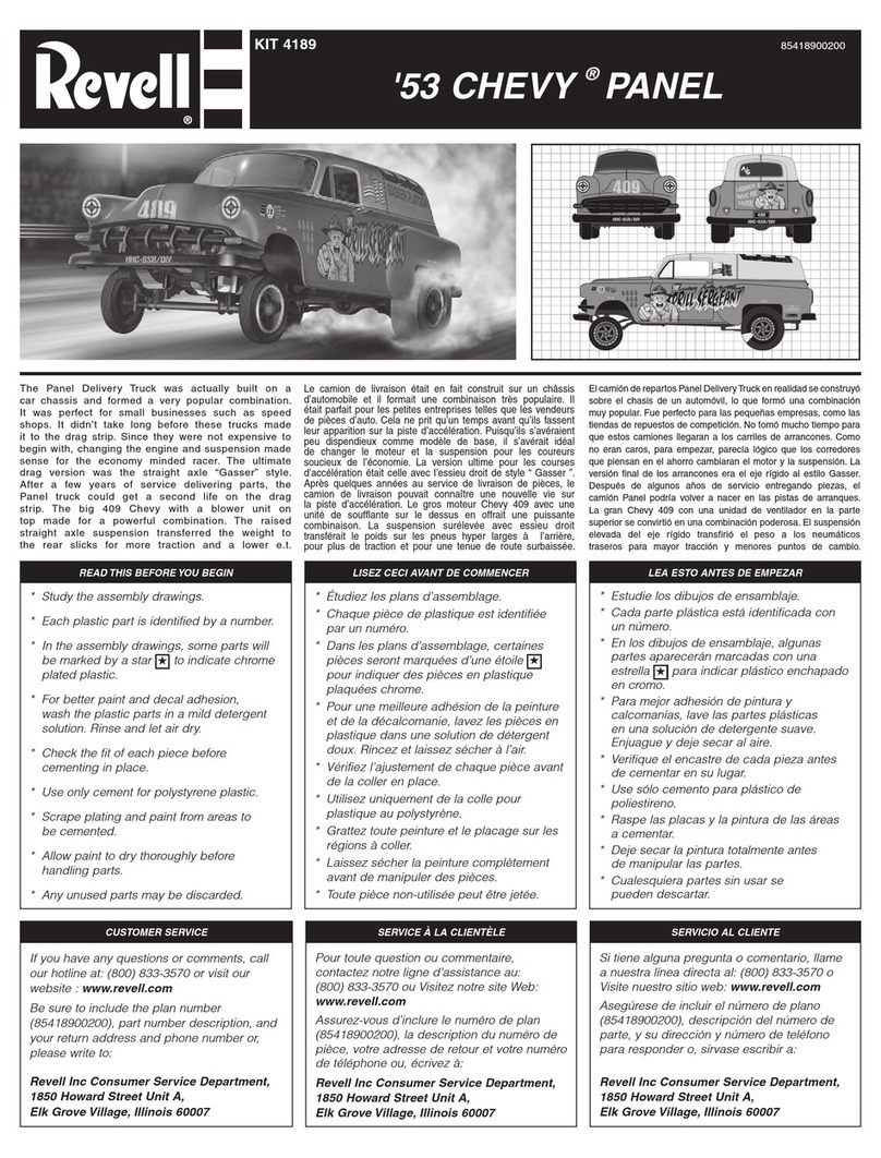 REVELL 4189 User manual