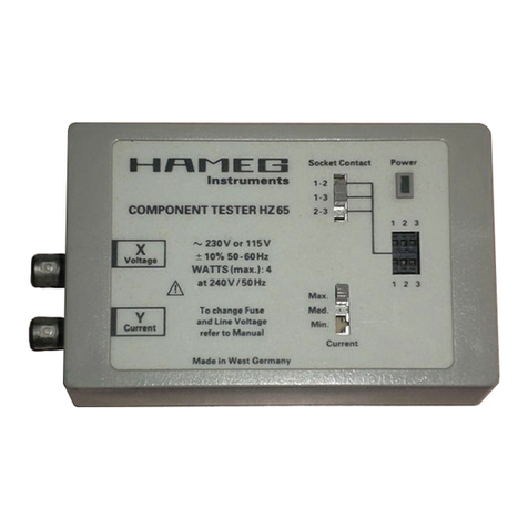 Hameg HZ65-3 manual