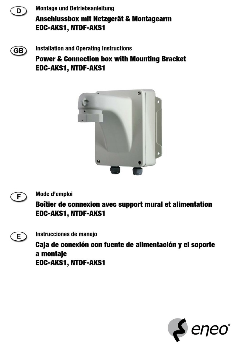 Eneo EDC-AKS1 Installation and operating instructions