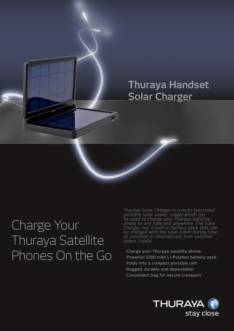 Thuraya Solar Charger quick start guide