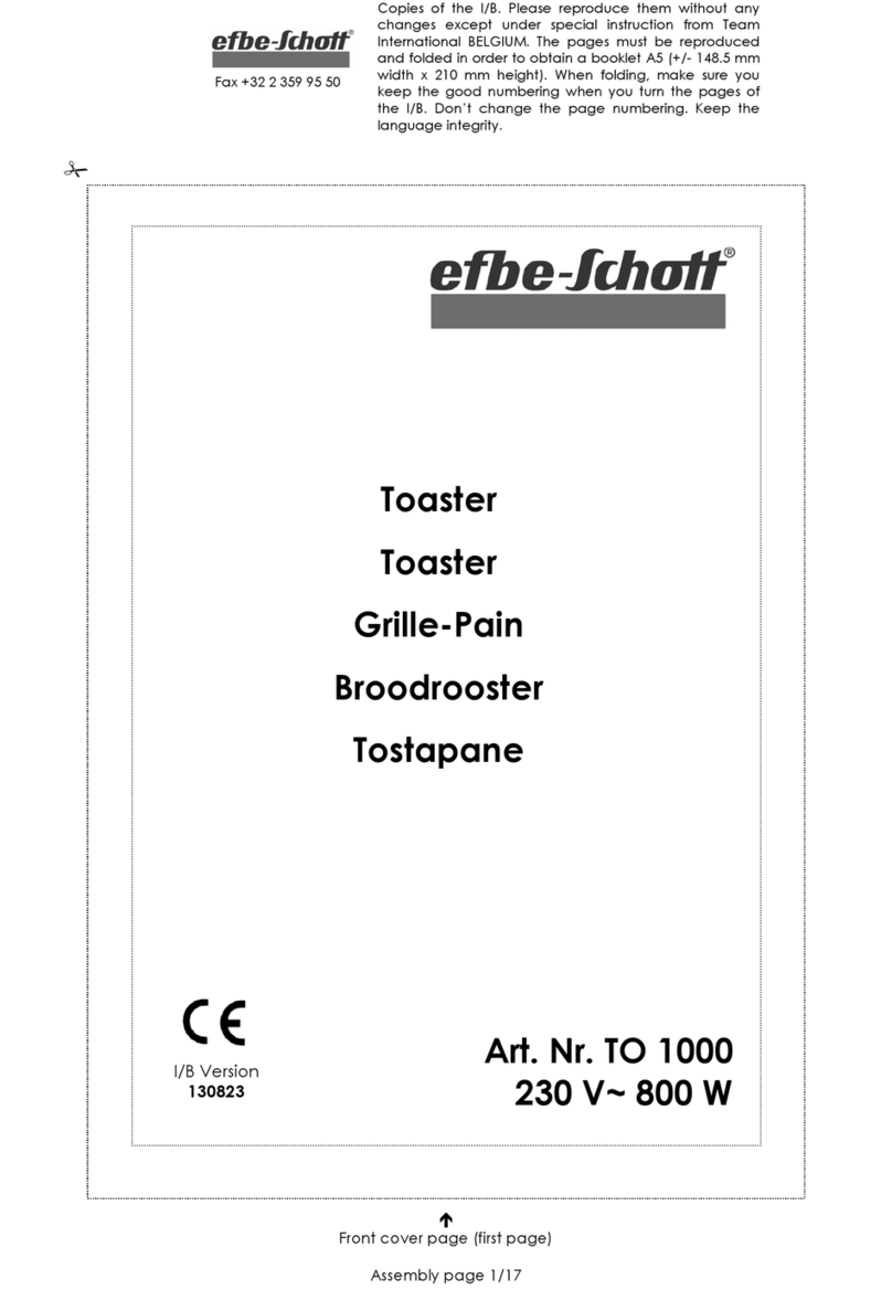 EFBE-SCHOTT TO 1000 manual