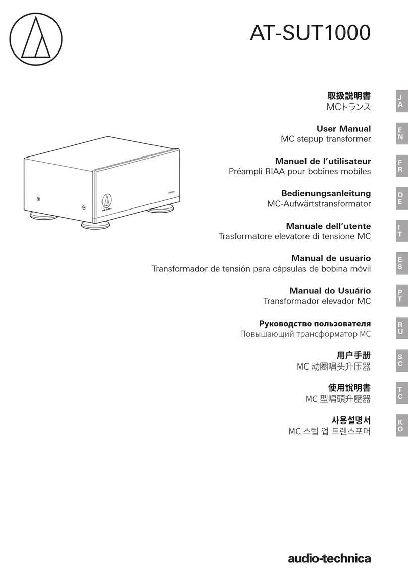 Audio Technica AT-SUT1000 user manual