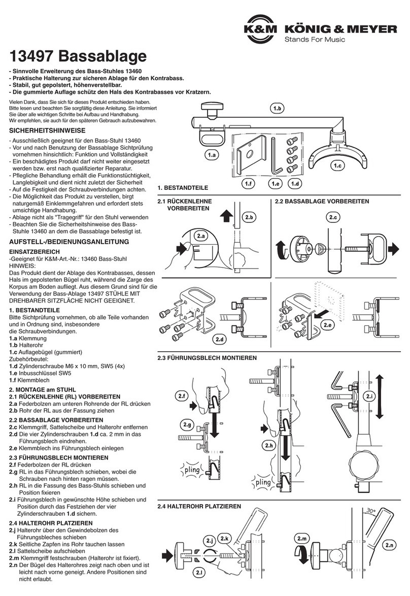 Konig & Meyer 13497 manual