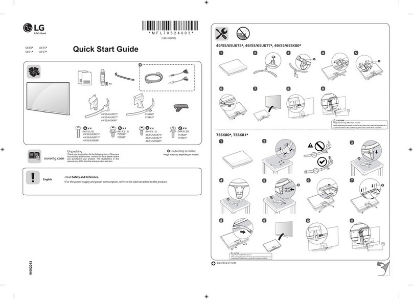 LG SK80 Series User manual