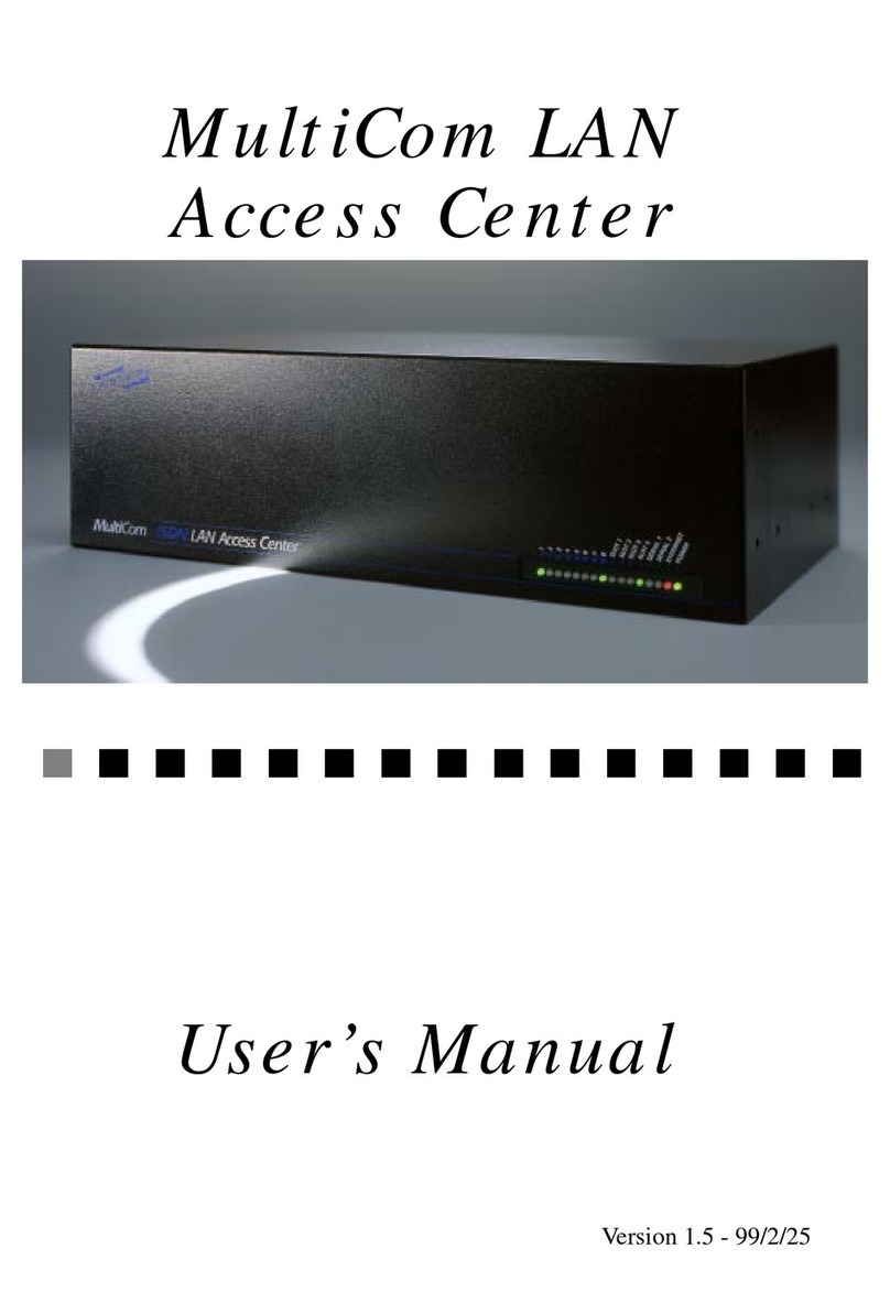 lighting MultiCom LAN Access Center user manual