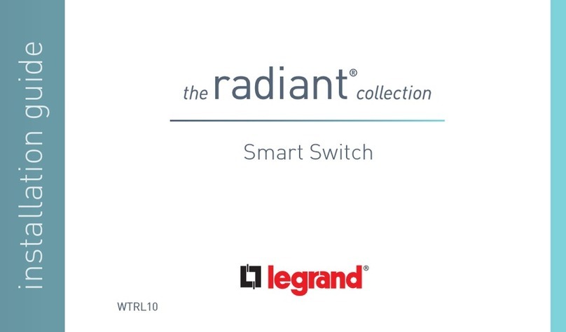 LEGRAND Radiant Series User manual