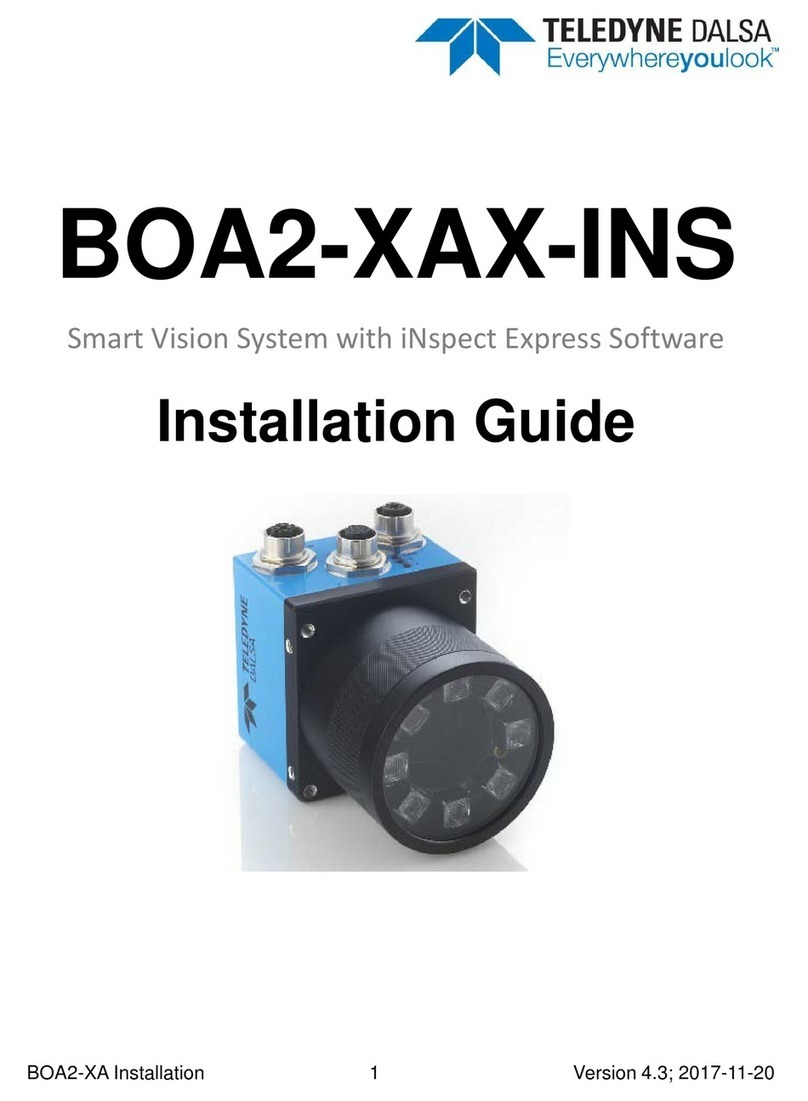 Dalsa BOA2-XAX-INS User manual