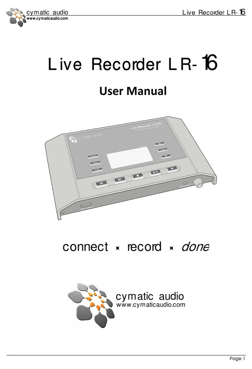 cymatic audio LR-16 user manual