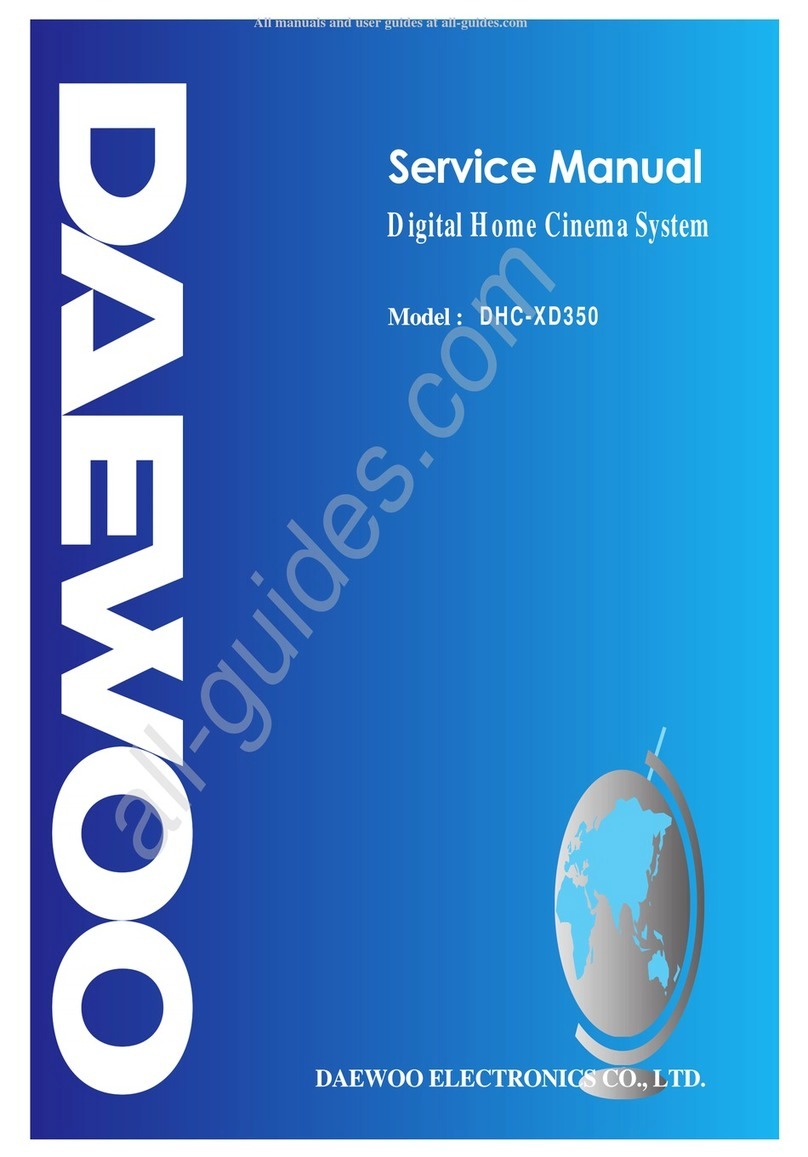 Daewoo DHC-XD350 User manual