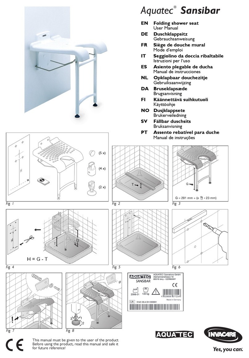 Invacare Aquatec Sansibar User manual