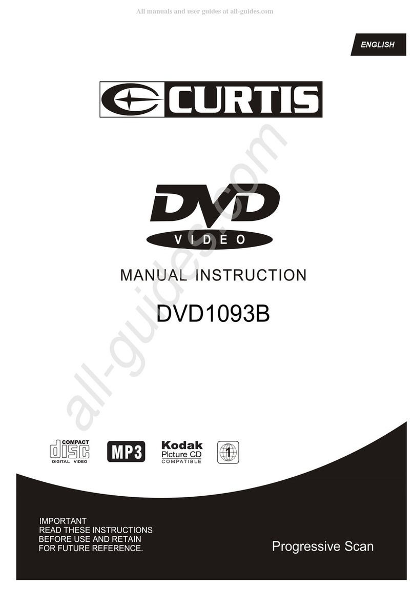 Curtis DVD1093B User manual Curtis DVD1093B User manual