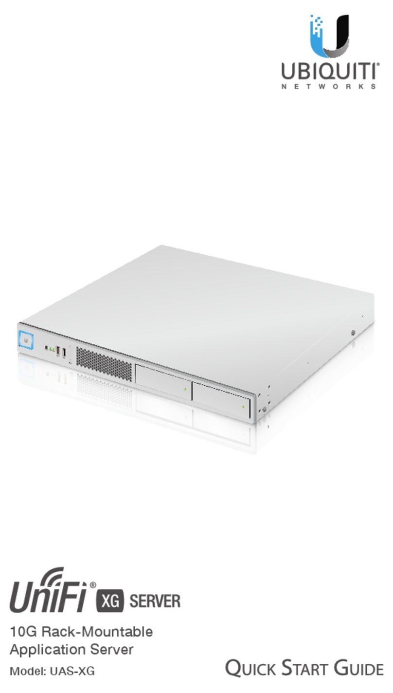 Ubiquiti UniFi UAS-XG quick start guide