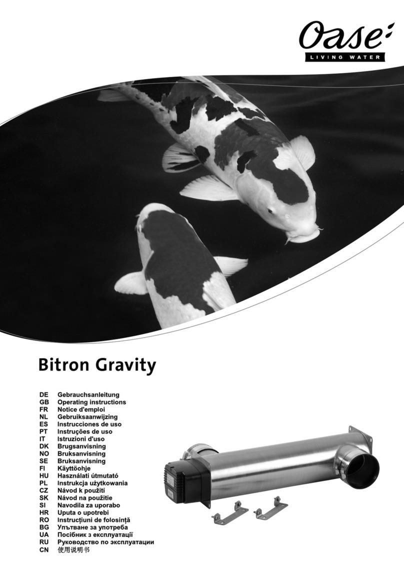 Oase Bitron Gravity operating instructions