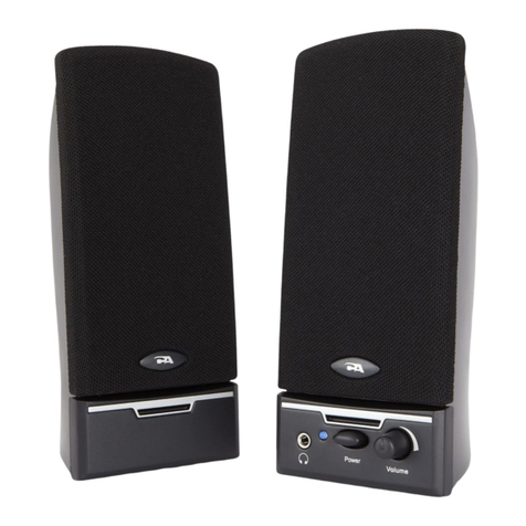 Cyber Acoustics CA-2012 User manual