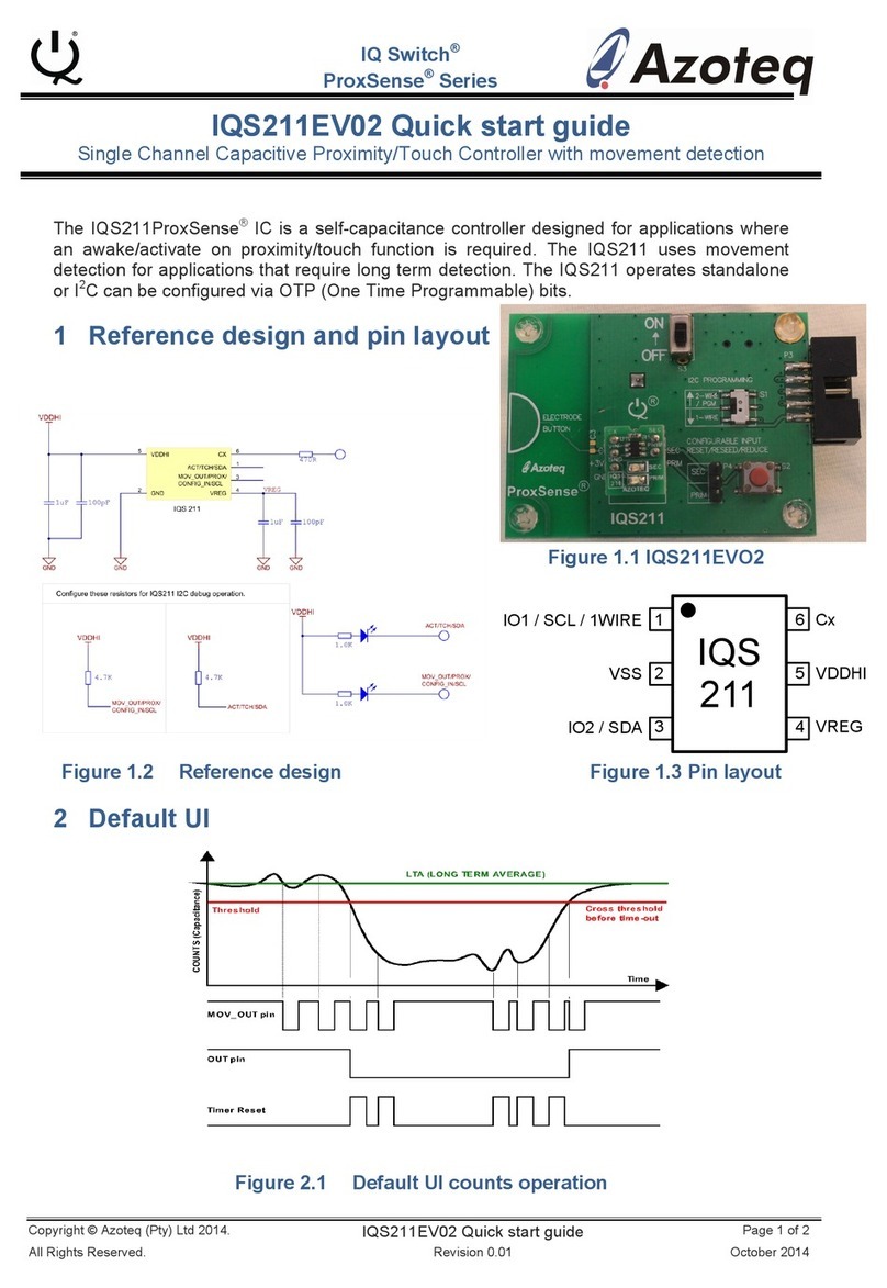 Azoteq IQ Switch - ProxSense Series User manual