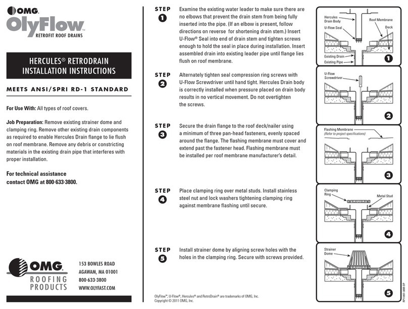 OMG OlyFlow Hercules Retrodrain installation instructions