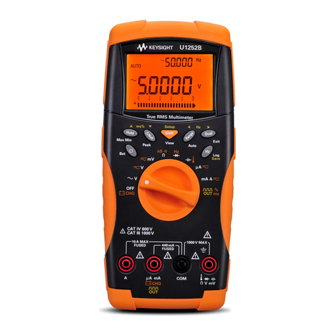 Keysight Technologies U1252B Quick start guide Keysight Technologies U1252B Quick start guide