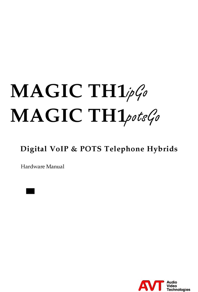 AVT MAGIC TH1ipGo User manual