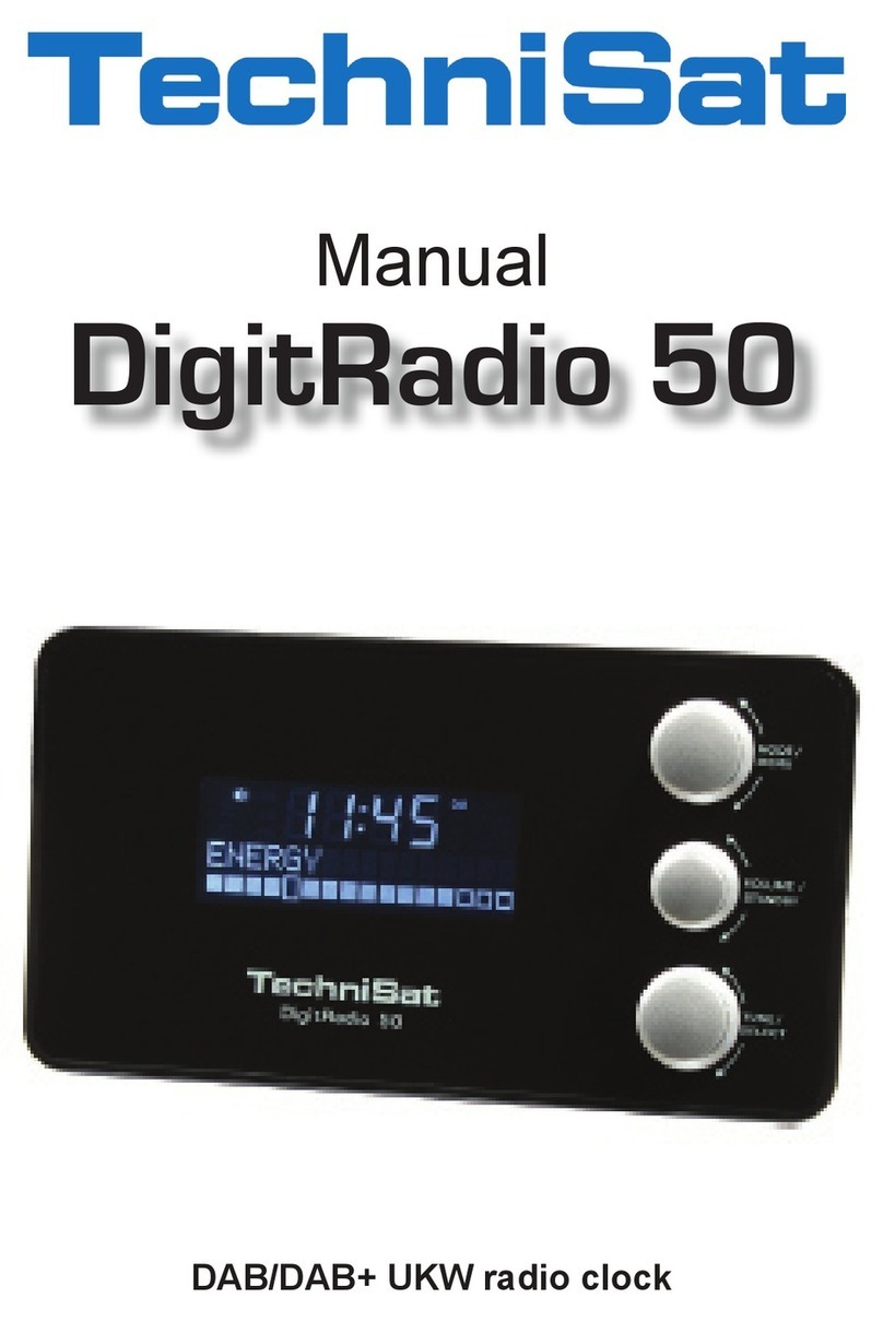 TechniSat DigitRadio 50 User manual TechniSat DigitRadio 50 User manual