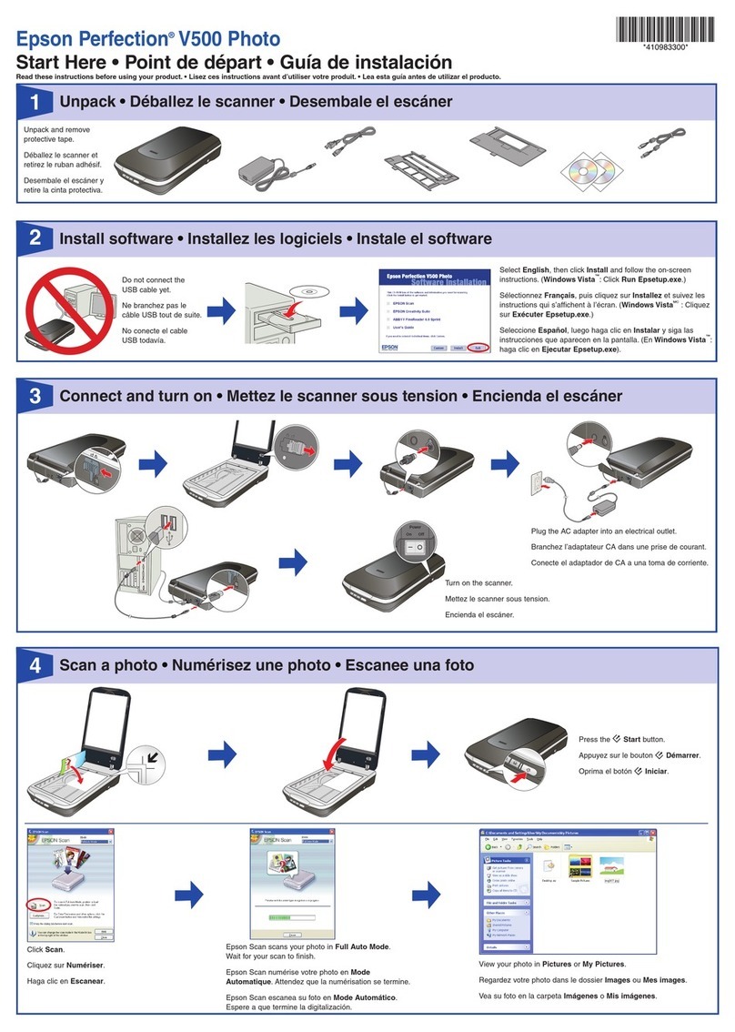 Epson V500 Start here