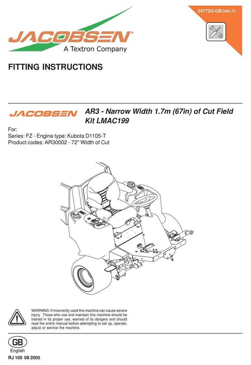 Jacobsen AR3 Fitting instructions