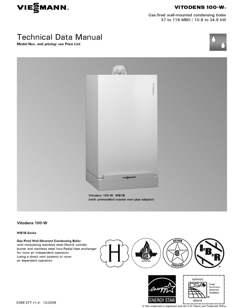 Viessmann Vitodens 100-W Technical data manual
