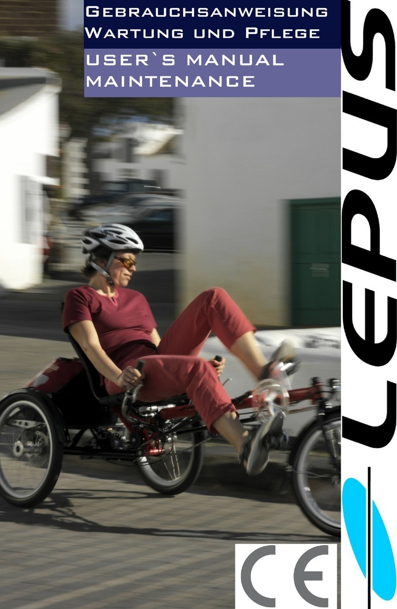 HASE Bikes LEPUS User manual