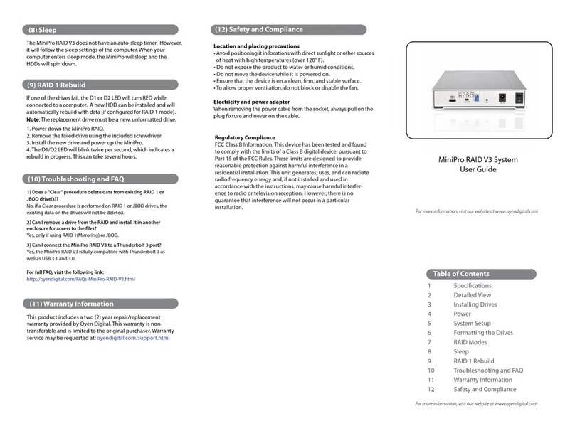 OYEN DIGITAL MiniPro V3 user guide