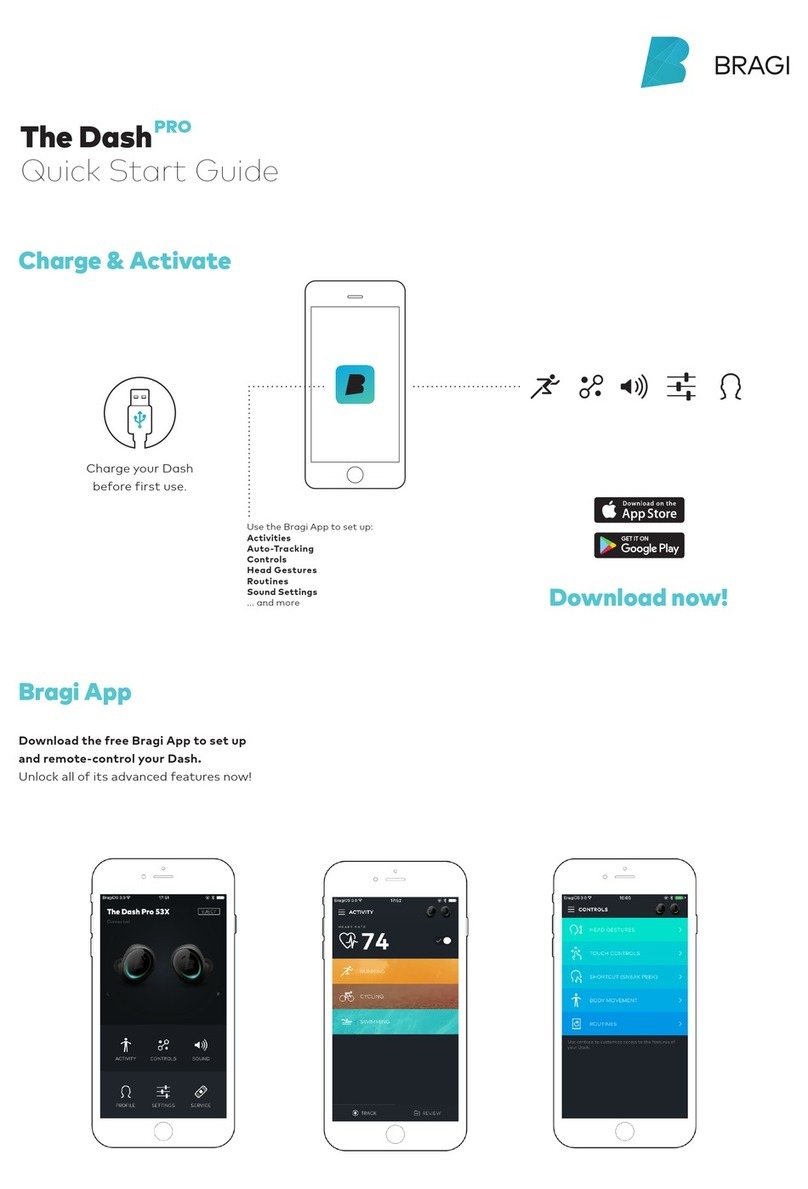 Bragi The Dash Pro quick start guide