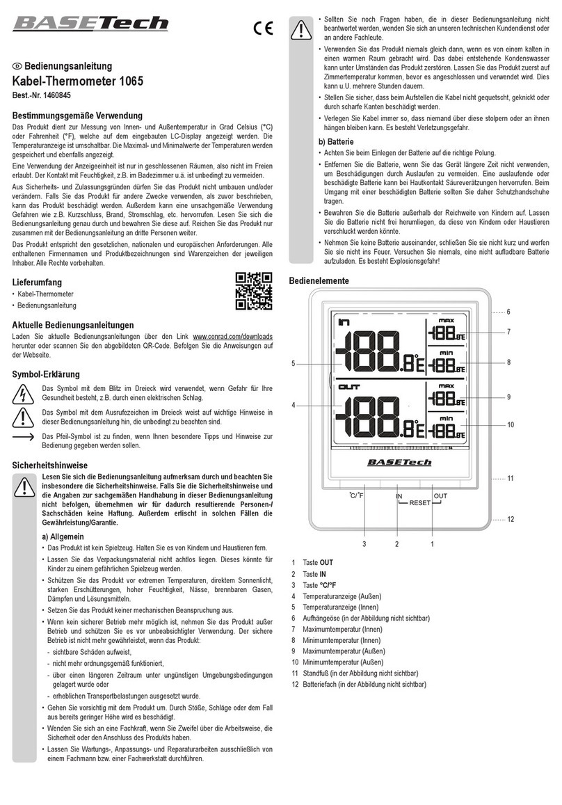 BASETech 1065 User manual