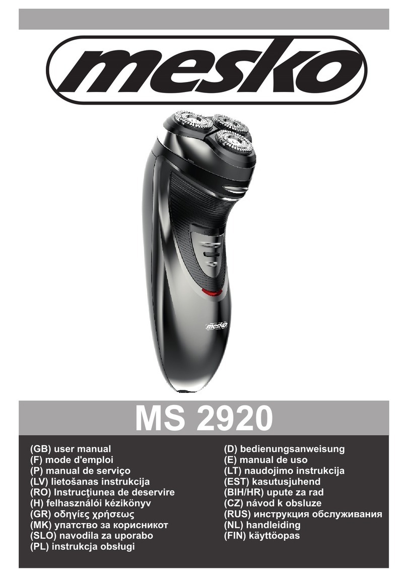 Mesko MS 2920 User manual