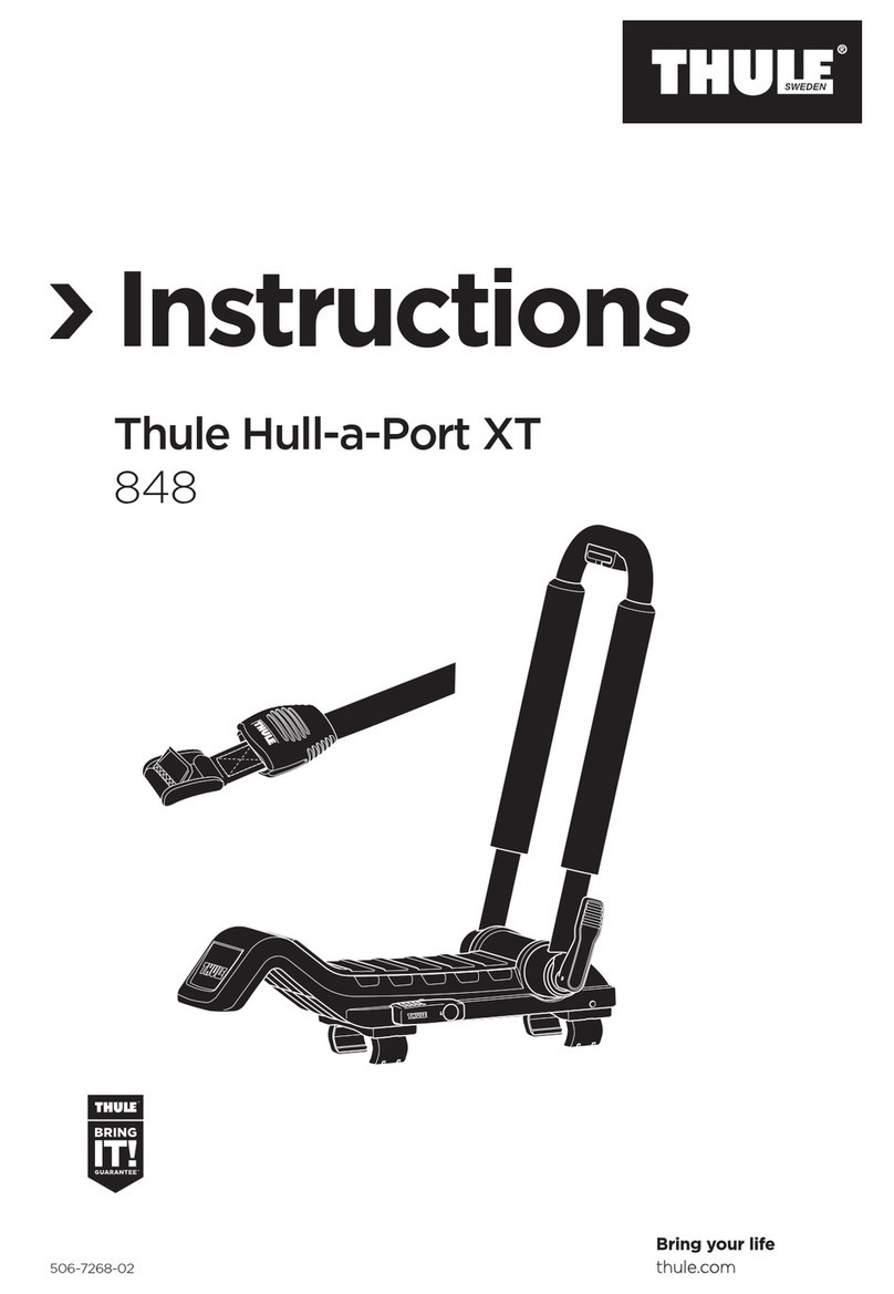 Thule Hull-a-Port XT 848 User manual Thule Hull-a-Port XT 848 User manual