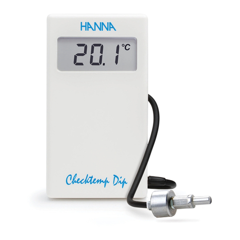 Hanna Instruments Checktemp Dip HI98539 User manual