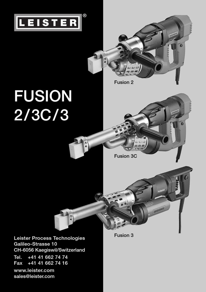Leister FUSION 2 operating instructions