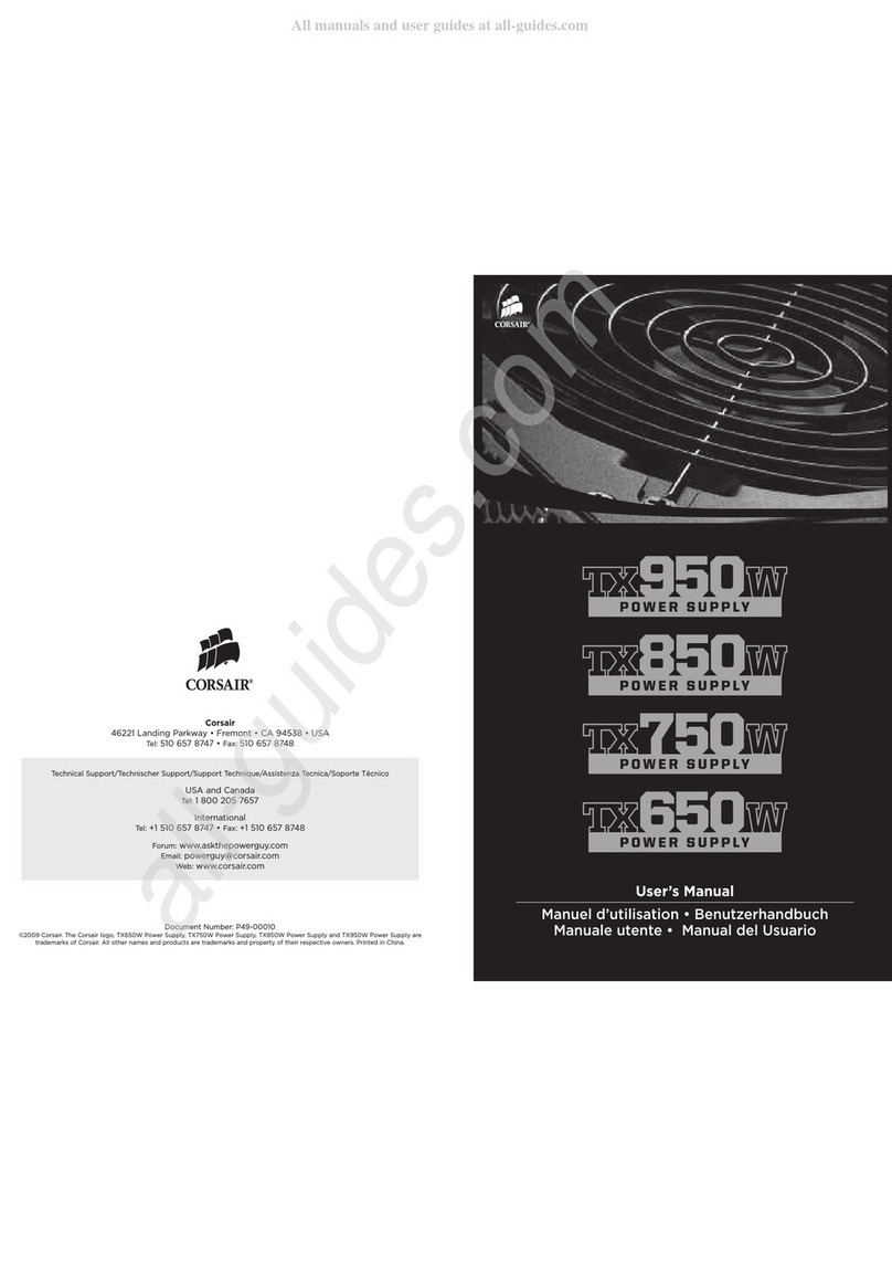 Corsair TX950W user manual
