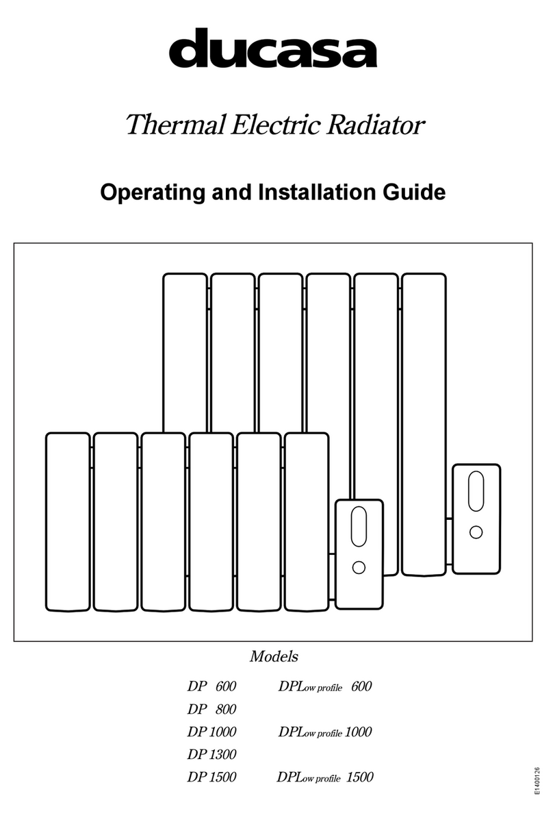 Ducasa DP 1300 Operating and installation guide