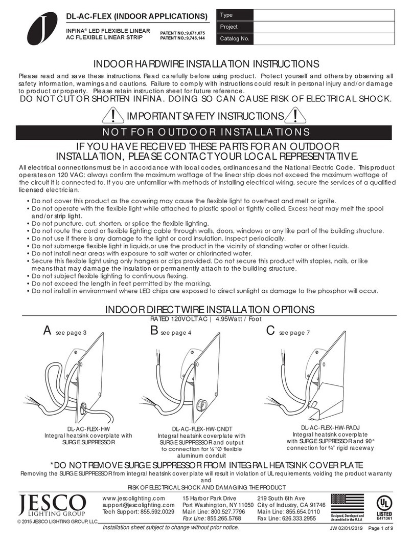 Jesco INFINA DL-AC-FLEX User manual