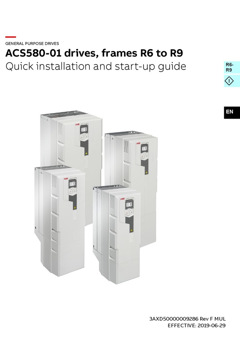 ABB ACS580-01 Series Installation manual