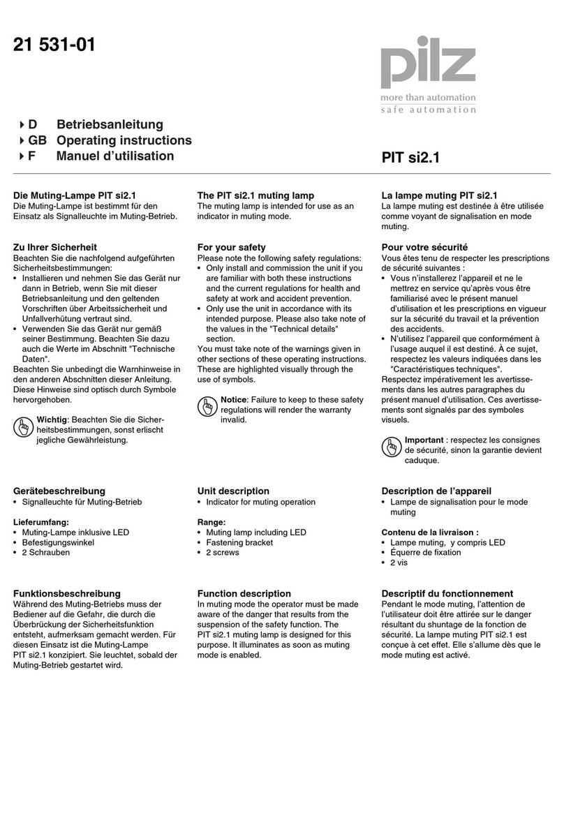 Pilz PIT si2.1 User manual