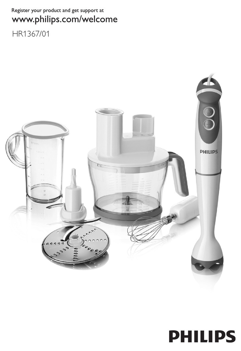 Philips HR1367/01 manual